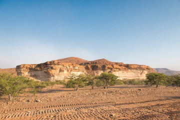 Stone hill in Namibia