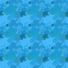 Seamless background pattern with various colored spots.