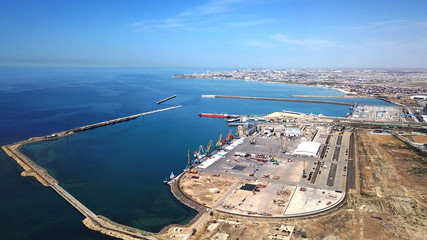seaport of Aktau