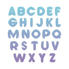 alphabet type font icons vector illustration design