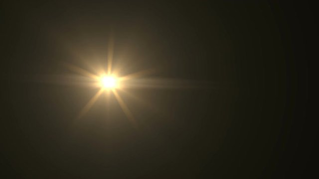 abstract of sun with flare. natural background with lights and sunshine HD video

