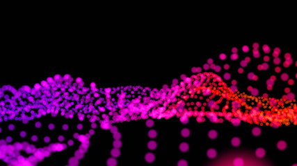 Colored different circles. Background of different sizes of circles of different shades of the same color.