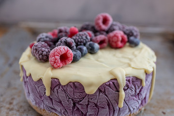 Blaubeer Eistorte 