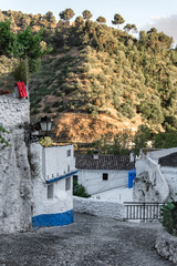 Beautiful afternoon in the streets of the old neighborhood Sacromonte, Andalusia, southern Spain. © Chris De Bug