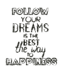 message happy with hand made font vector illustration design