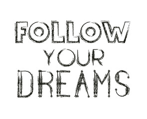 positive message with hand made font vector illustration design