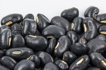 Close up of black beans