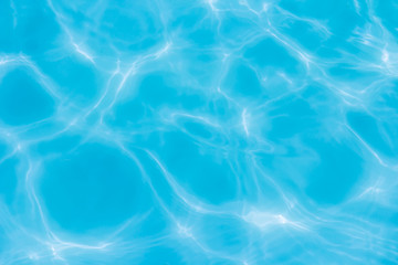 swimming pool with sunny reflections