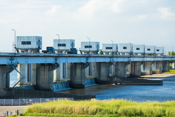 利根大堰　利根川　日本の川