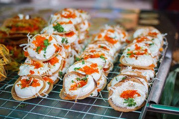Fresh thai crispy pancake.