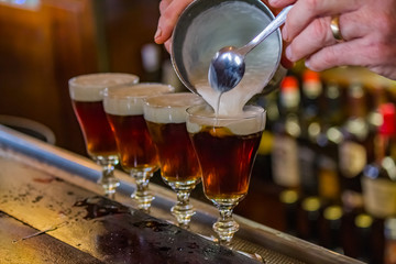 Irish Coffee at the famous Buena Vista cafe in San Francisco