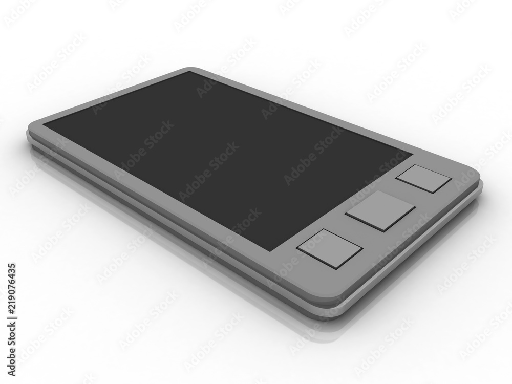 Poster 3d rendering transmitter mobile network