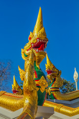 Dragon Statue at Wat Kaew Korawaram Temple