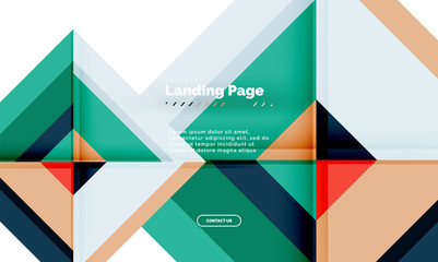 square shape geometric abstract background landing page web design template - Datenschutzkonzept Muster square shape geometric abstract background landing page web design template - Datenschutzkonzept Muster