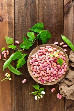 Red kidney beans. Haricot bean