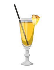 cup cocktail drink icon vector illustration design