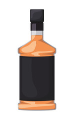 alcoholic beverage bottle icon vector illustration design