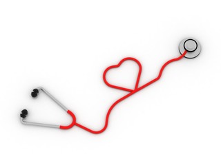 3d rendering medical doctor stethoscope  © meenkulathiamma