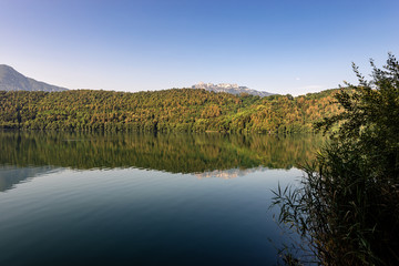 Lago di Levico (Lake), Levico Terme, Trentino Alto Adige, Italy 