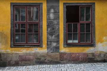 Building in old town of Stockholm, Sweden