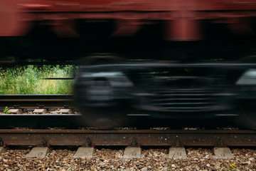 Obraz premium Train in motion