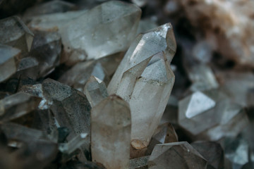 Minerals of rock crystal