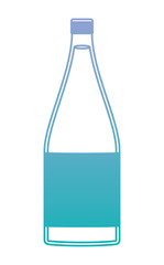 alcoholic beverage bottle icon vector illustration design