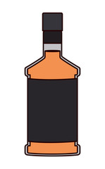 alcoholic beverage bottle icon vector illustration design