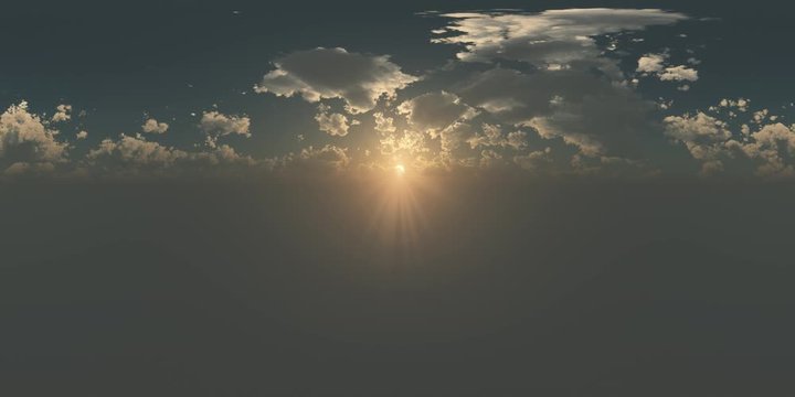 VR 360 degree Panoramic Sky and Clouds. ready for use in 3D environment