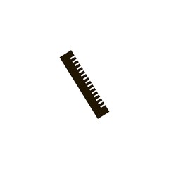 ruler icon. flat design