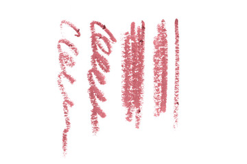 lipstick on white background
