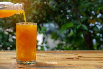 glass of orange juice