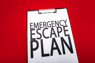 Emergency evacuation plan