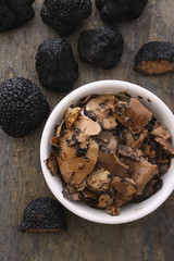 fresh black truffle