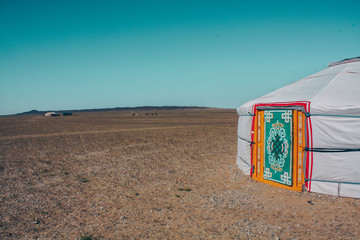 Yourte dans le désert de Gobi