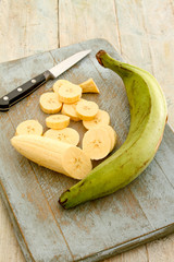 preparing plantain fruit © neillangan