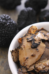 fresh black truffle