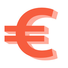 European Union Euro symbol hand drawn 3d look vector illustration, finance, economical, crisis, currency, digital currency crisis, money concepts