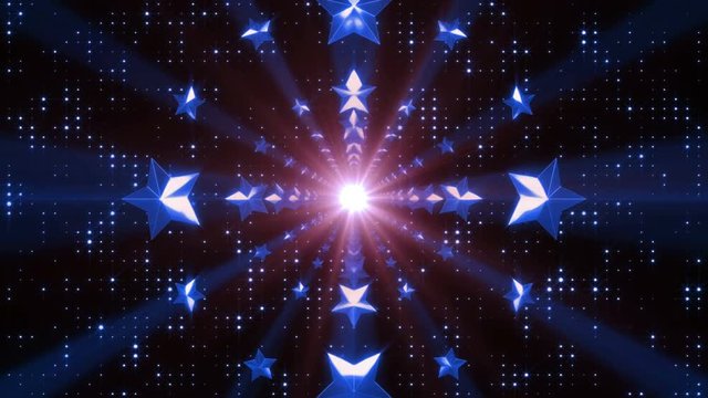 Show Star Background, seamless motion graphic
