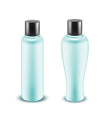 Plastic lotion bottle. Packaging for cosmetics
