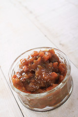 chutney pickle relish in dish