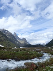 Fototapeta na wymiar Col de la Seigne / Valle d'Aosta,Italy