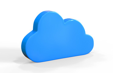 Cloud Computing Concept, 3d illustration