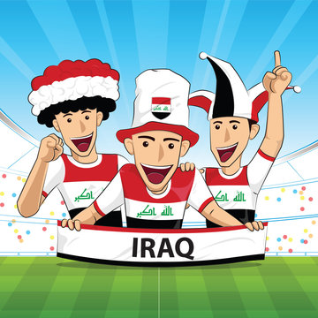 iraq football support