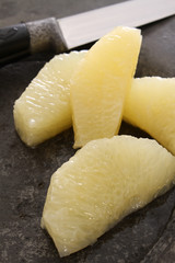 prepared grapefruit segments