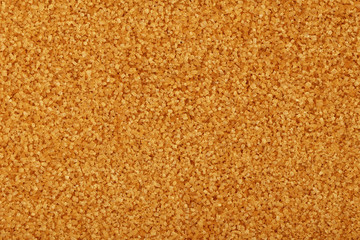 Close up background of brown cane sugar