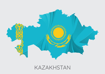 Map of Kazakhstan
