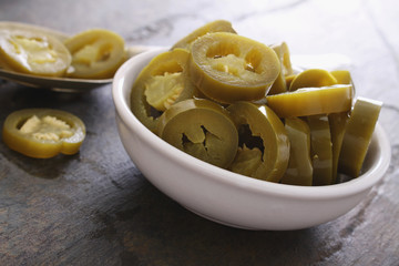 pickled jalapeno chillie peppers