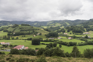 Fototapeta na wymiar Paysage du pays basque
