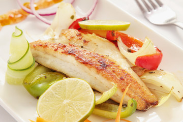 asian style fish meal